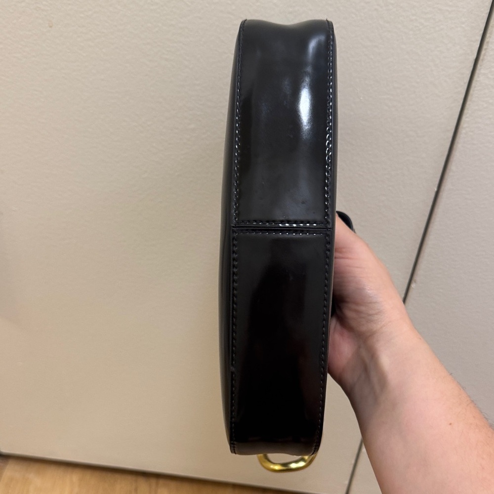 STAUD Black Shoulder Bag with Mixed Metal Rings - Picture 7 of 8